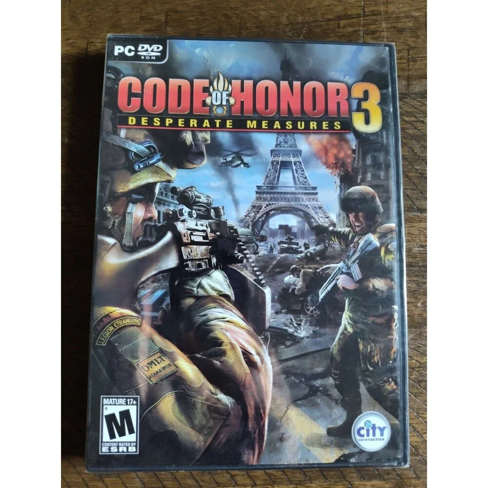 CODE OF HONOR 3 DESPERATE MEASURES Shooter PC Game - US Version - NEW!